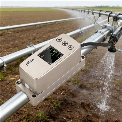 Agricultural Irrigation Water Flow Rate And Totalizer Meter