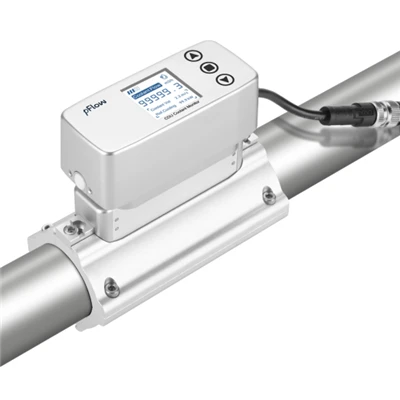 Aluminum Alloy Compact Flow Meter CDU Coolant Monitor