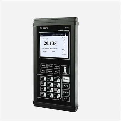 P117 Portable Ultrasonic Flowmeter For Data Analysis