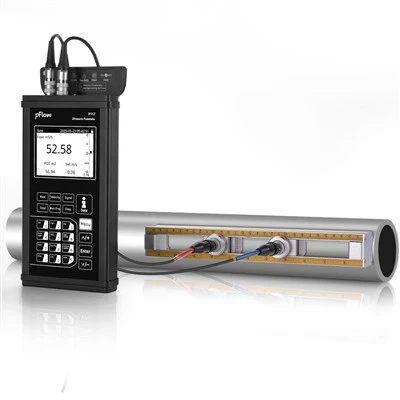 Portable RS485 Handheld Smart Hot Water Liquid Ultrasonic Flow Meter