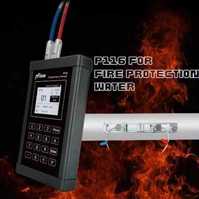 Portable Ultrasonic Flow Meter For Fire Protection Water