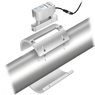 RS485 Clamp-on Compact Ultrasonic Flow Meters For HVAC Building