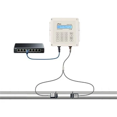 Water Treatment PoE Ultrasonic Flow Indicator